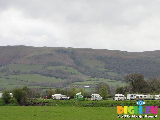 SX21999 Campervan on campsite